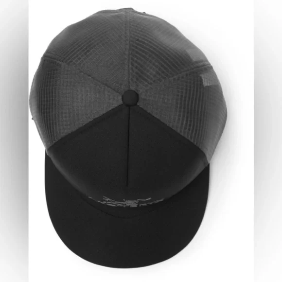 Arc'teryx Bird Word Black Cap Men’s SnapBack Mesh Logo Preowned